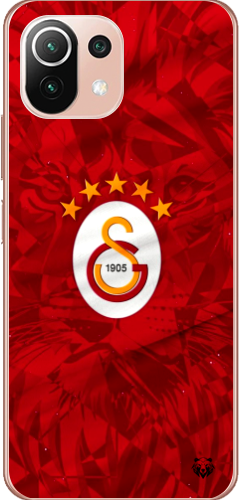 Aslan Ruhlu Galatasaray Şeffaf Telefon Kılıfı