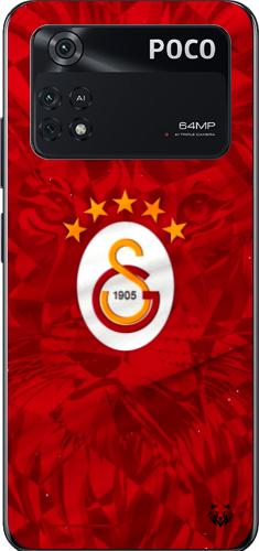 Aslan Ruhlu Galatasaray Şeffaf Telefon Kılıfı