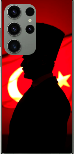 Atatürk Türk Bayraklı