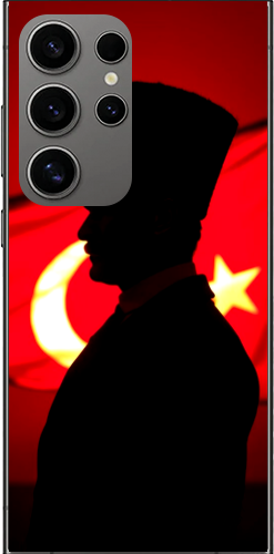 Atatürk Türk Bayraklı