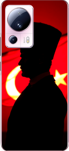 Atatürk Türk Bayraklı