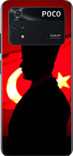 Atatürk Türk Bayraklı