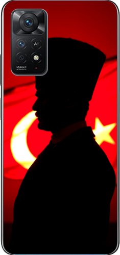 Atatürk Türk Bayraklı