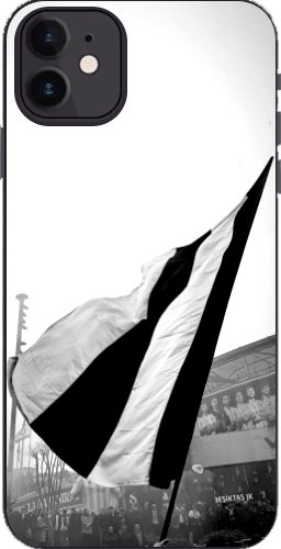 Beşiktaş Bayrak Siyah Beyaz