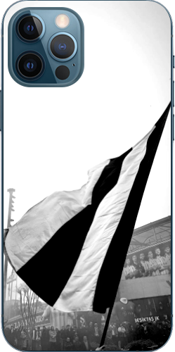 Beşiktaş Bayrak Siyah Beyaz