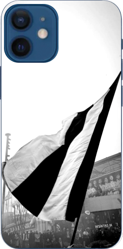 Beşiktaş Bayrak Siyah Beyaz