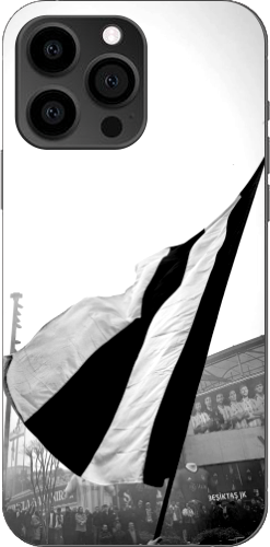 Beşiktaş Bayrak Siyah Beyaz