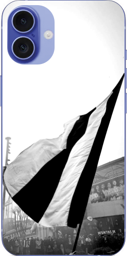 Beşiktaş Bayrak Siyah Beyaz