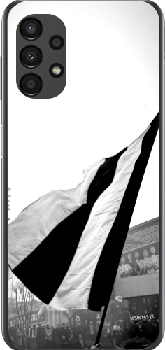 Beşiktaş Bayrak Siyah Beyaz