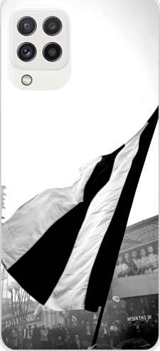 Beşiktaş Bayrak Siyah Beyaz