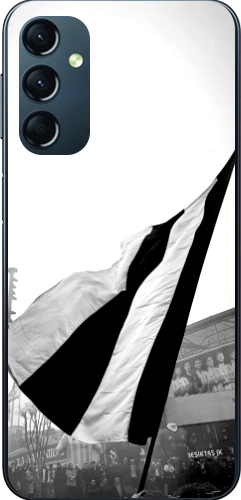 Beşiktaş Bayrak Siyah Beyaz