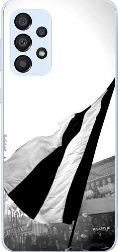 Beşiktaş Bayrak Siyah Beyaz