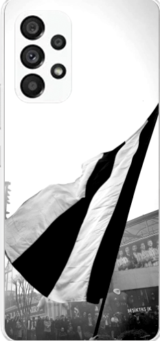 Beşiktaş Bayrak Siyah Beyaz