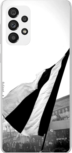 Beşiktaş Bayrak Siyah Beyaz