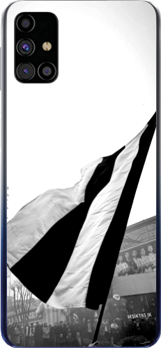 Beşiktaş Bayrak Siyah Beyaz