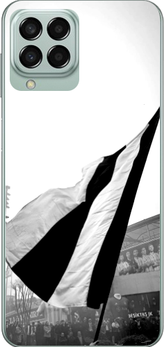 Beşiktaş Bayrak Siyah Beyaz