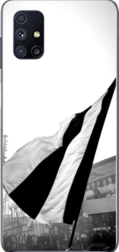 Beşiktaş Bayrak Siyah Beyaz