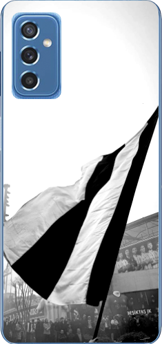 Beşiktaş Bayrak Siyah Beyaz