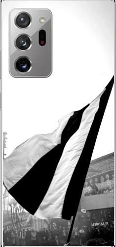Beşiktaş Bayrak Siyah Beyaz