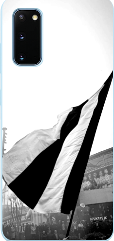 Beşiktaş Bayrak Siyah Beyaz