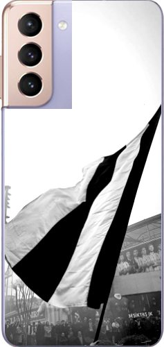 Beşiktaş Bayrak Siyah Beyaz