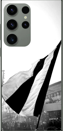 Beşiktaş Bayrak Siyah Beyaz