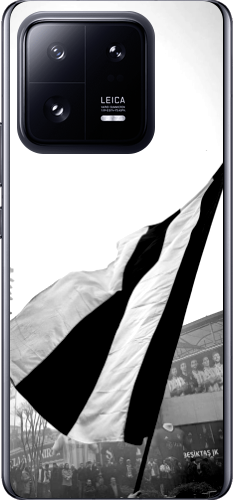 Beşiktaş Bayrak Siyah Beyaz