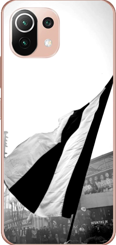 Beşiktaş Bayrak Siyah Beyaz