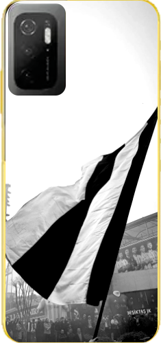 Beşiktaş Bayrak Siyah Beyaz