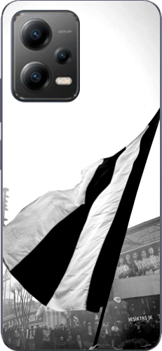 Beşiktaş Bayrak Siyah Beyaz