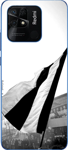 Beşiktaş Bayrak Siyah Beyaz