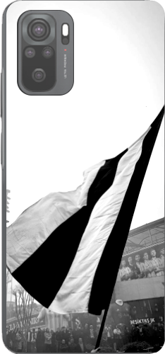 Beşiktaş Bayrak Siyah Beyaz