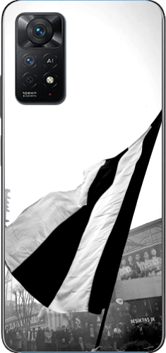 Beşiktaş Bayrak Siyah Beyaz