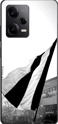 Beşiktaş Bayrak Siyah Beyaz