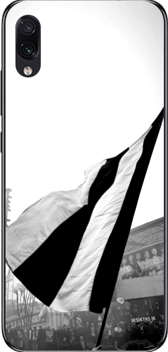 Beşiktaş Bayrak Siyah Beyaz