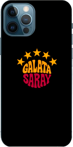 Galatasaray 5 Yıldız Retro Tasarım Şeffaf Telefon Kılıfı