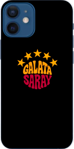 Galatasaray 5 Yıldız Retro Tasarım Şeffaf Telefon Kılıfı