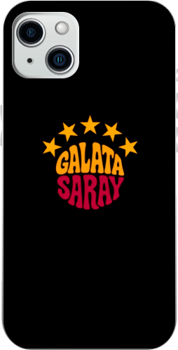 Galatasaray 5 Yıldız Retro Tasarım Şeffaf Telefon Kılıfı