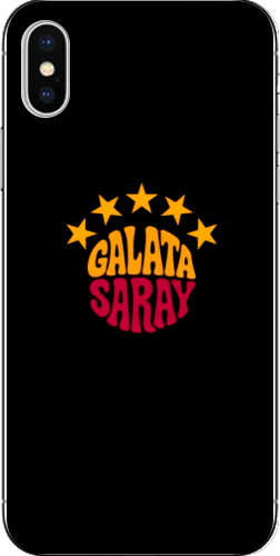 Galatasaray 5 Yıldız Retro Tasarım Şeffaf Telefon Kılıfı
