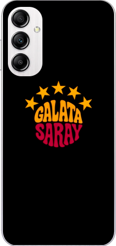 Galatasaray 5 Yıldız Retro Tasarım Şeffaf Telefon Kılıfı