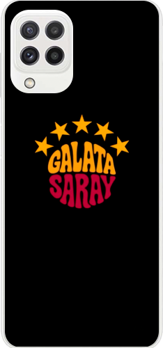 Galatasaray 5 Yıldız Retro Tasarım Şeffaf Telefon Kılıfı
