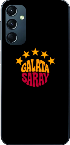 Galatasaray 5 Yıldız Retro Tasarım Şeffaf Telefon Kılıfı
