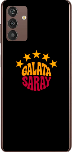 Galatasaray 5 Yıldız Retro Tasarım Şeffaf Telefon Kılıfı