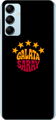 Galatasaray 5 Yıldız Retro Tasarım Şeffaf Telefon Kılıfı