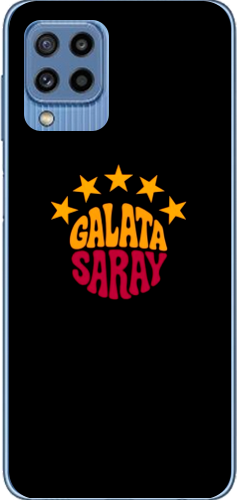 Galatasaray 5 Yıldız Retro Tasarım Şeffaf Telefon Kılıfı