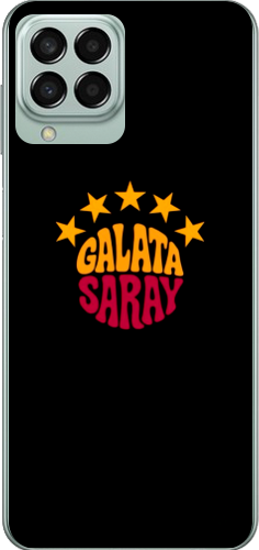 Galatasaray 5 Yıldız Retro Tasarım Şeffaf Telefon Kılıfı