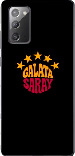 Galatasaray 5 Yıldız Retro Tasarım Şeffaf Telefon Kılıfı