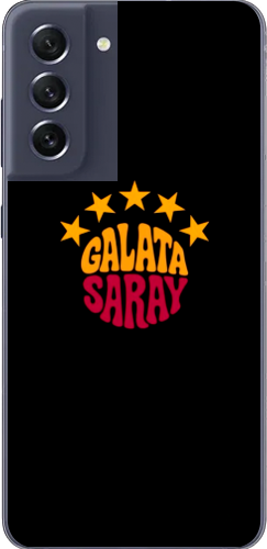 Galatasaray 5 Yıldız Retro Tasarım Şeffaf Telefon Kılıfı