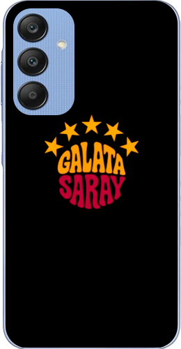 Galatasaray 5 Yıldız Retro Tasarım Şeffaf Telefon Kılıfı