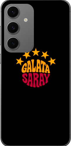 Galatasaray 5 Yıldız Retro Tasarım Şeffaf Telefon Kılıfı